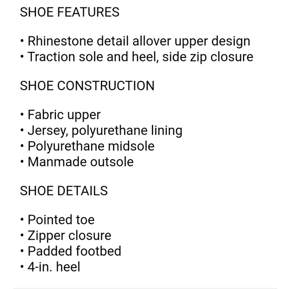 🌟Madden NYC Starr Rhinestone Detail Stiletto Heel Ankle Boots Size 8 - Picture 11 of 11